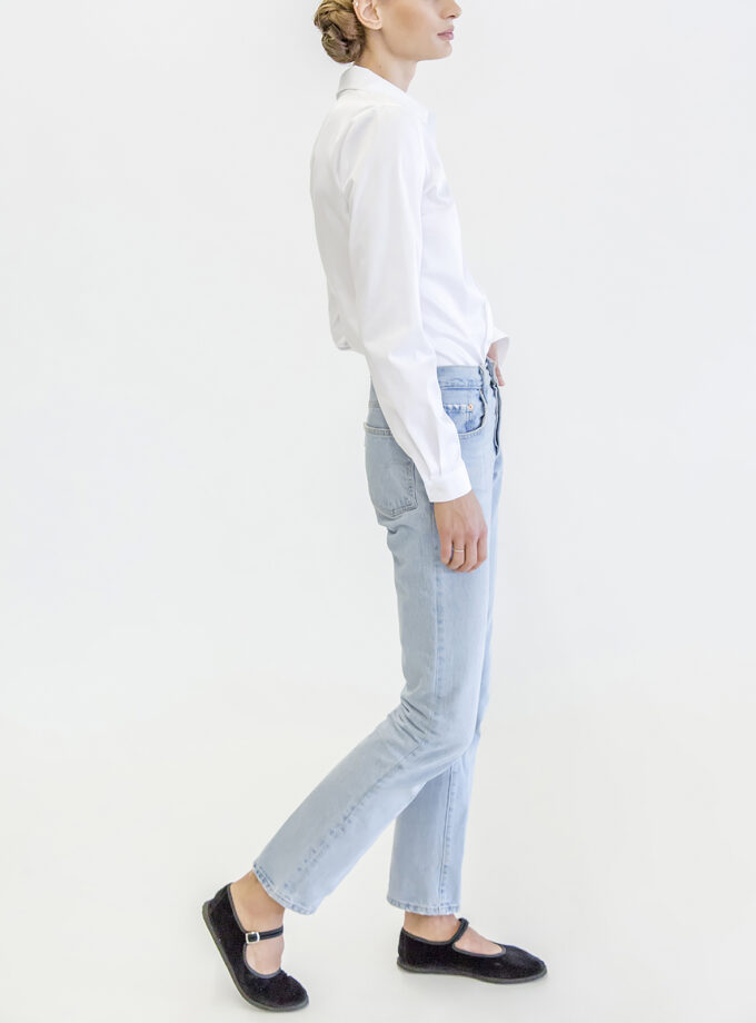 Cămașă bodysuit alba