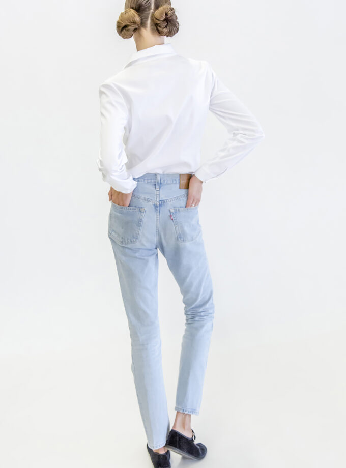 Cămașă bodysuit alba