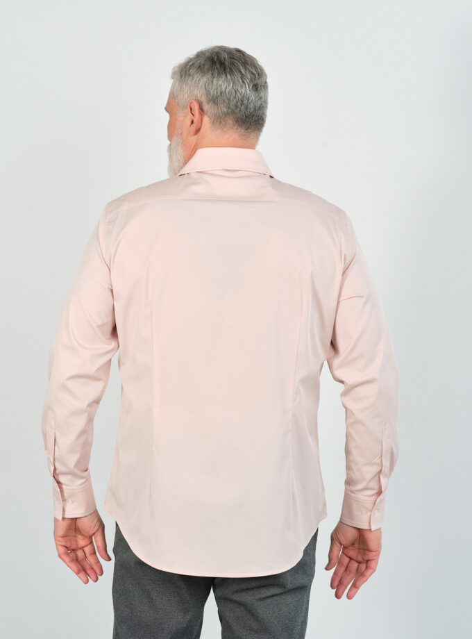 Casual slim shirt pink