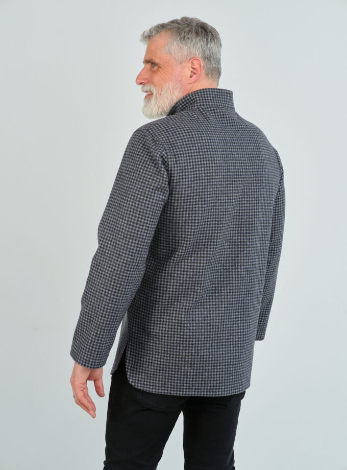 Cămașă Din Lână Gri