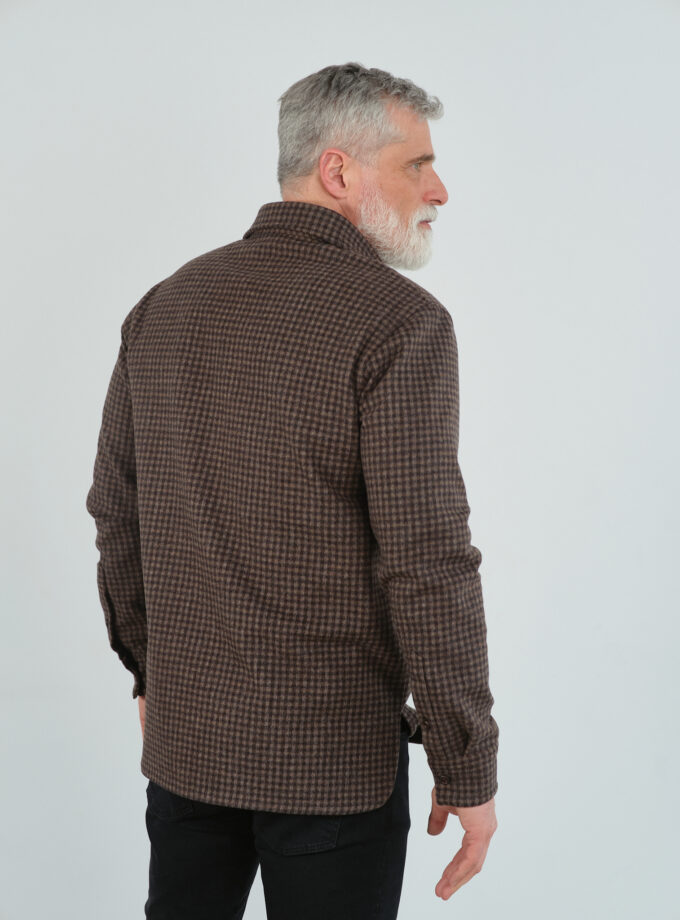 Cămașă Din Lână Ocru