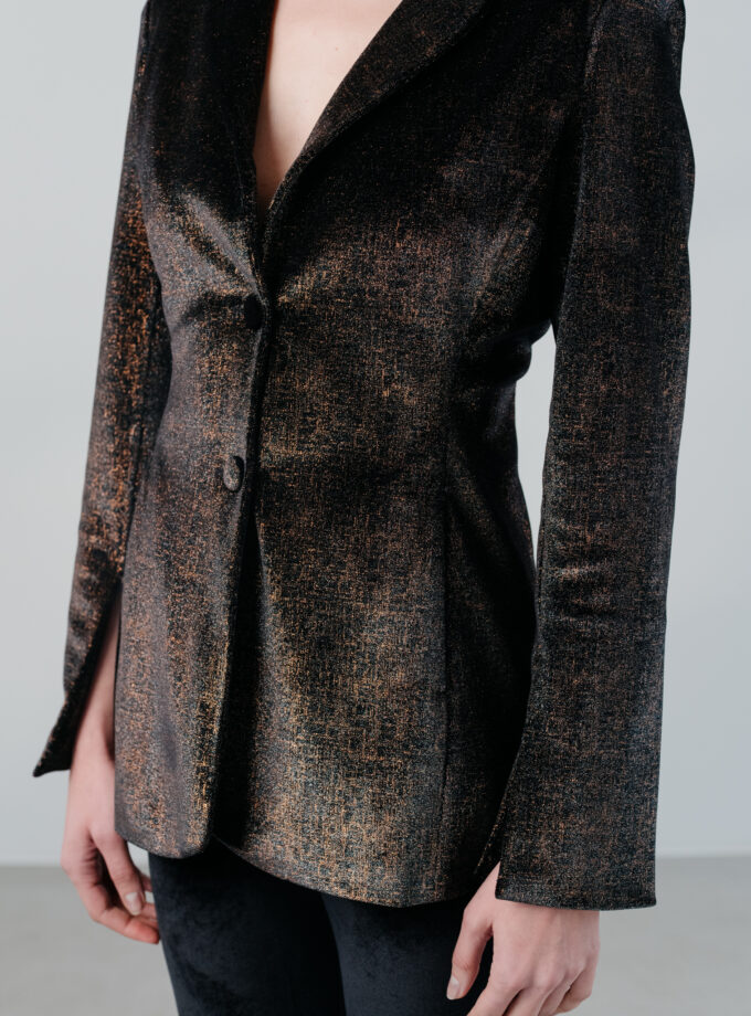 Sacou Cambrat Din Catifea