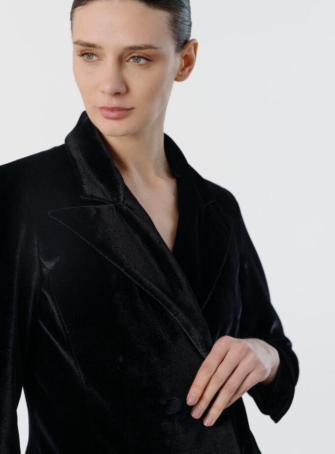 Sacou Catifea Neagră
