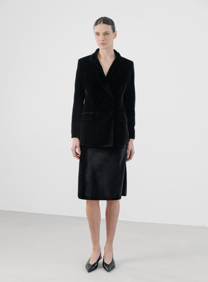 Sacou Catifea Neagră